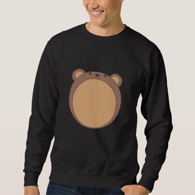 Bear Teddy Bears Cute Animals Around Funny Kids Sweatshirt (Front)