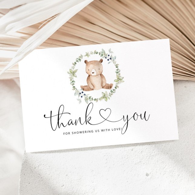 Bear thank you card (Creator Uploaded)