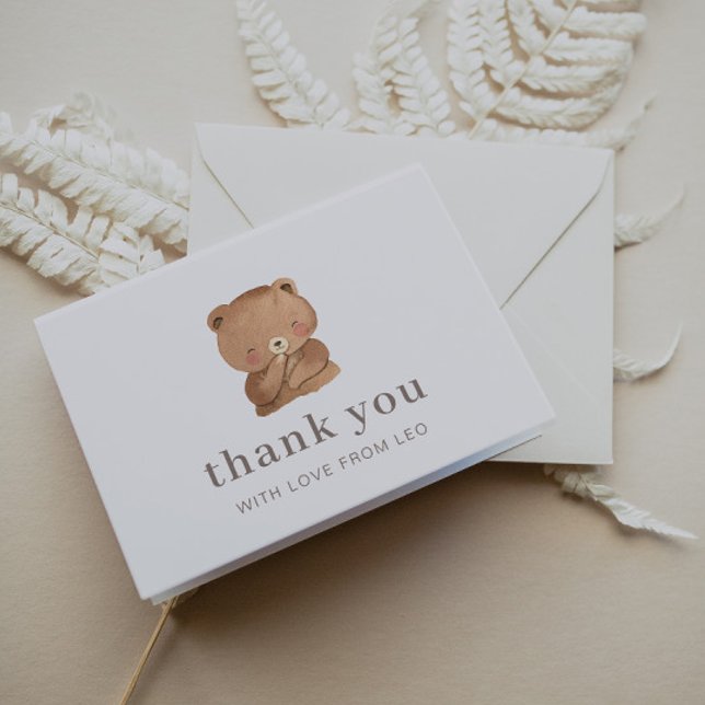Bear Thank You Card (Creator Uploaded)