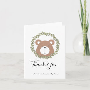 Bear Thank You Card