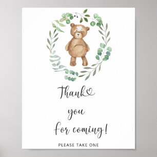 Bear \ Thank you for coming Poster