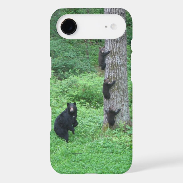 Bear & Three Cubs Case-Mate iPhone Case (Back)