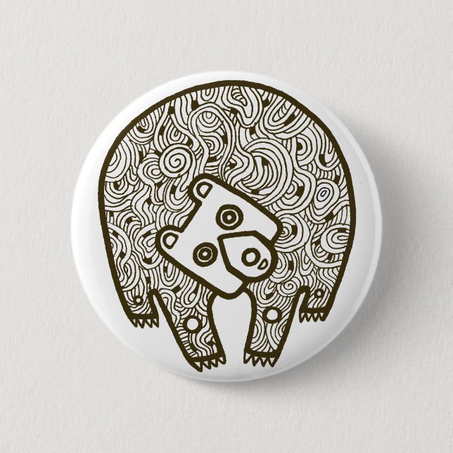 Bear Totem Button (Front)