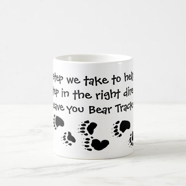 BEAR TRACKS - STEPS COFFEE MUG (Center)