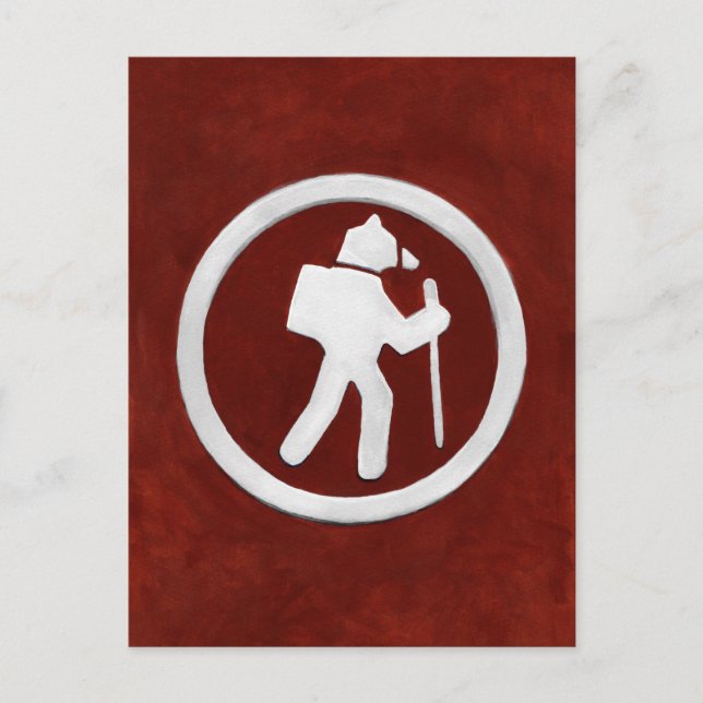 Bear Trail Marker Postcard (Front)