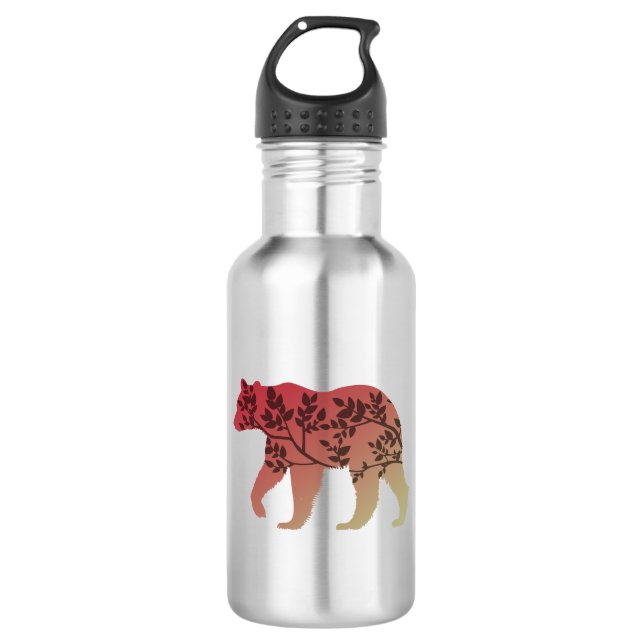Bear Tree 532 Ml Water Bottle (Front)