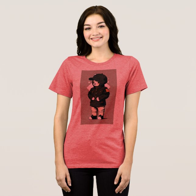 bear-usa Tri-Blend shirt (Front Full)