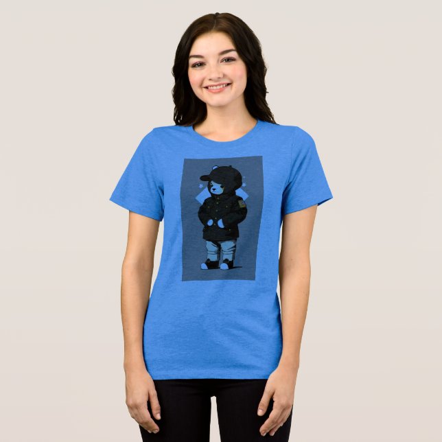 bear-usa Tri-Blend shirt (Front Full)