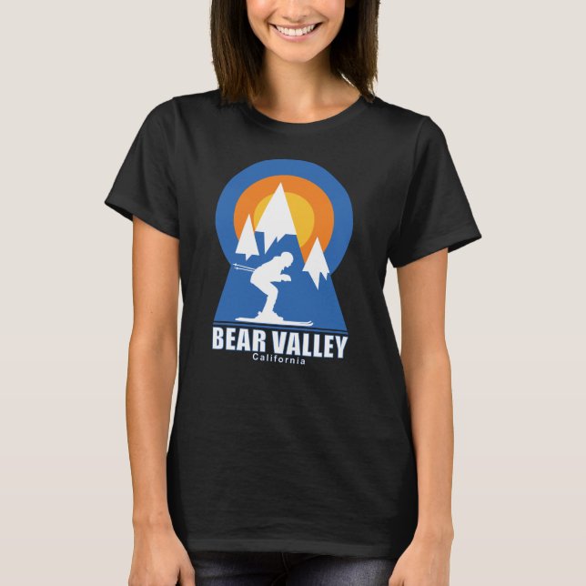 Bear Valley Ski Sunset T-Shirt (Front)