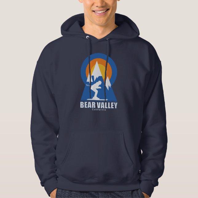 Bear Valley Ski Sunset T-Shirt Hoodie (Front)