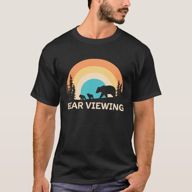 Bear Viewing in Zoo National Park or Alaska Cruise T-Shirt (Front)
