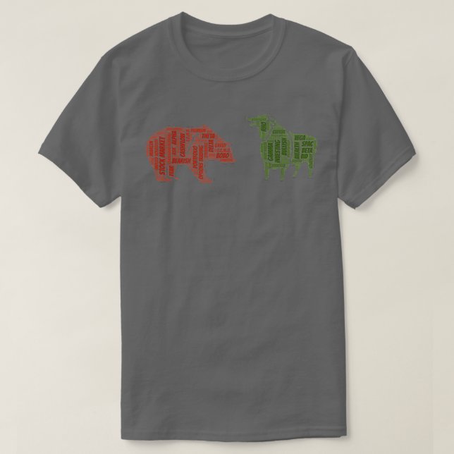Bear vs Bull T-Shirt (Design Front)