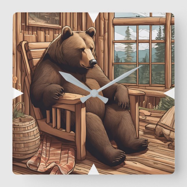 Bear Wall Clock (Front)