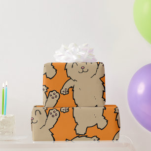 Bear Waving Wrapping Paper