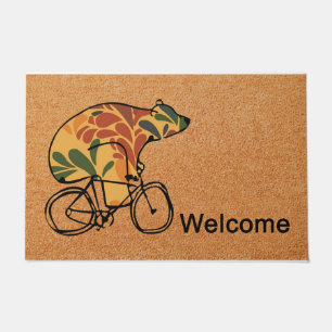 Bear Welcome Mat, Bear Doormat, Bear Lover Gift Doormat