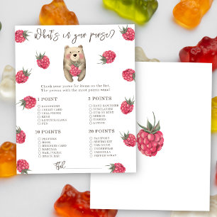 Bear - Whats in your purse baby shower