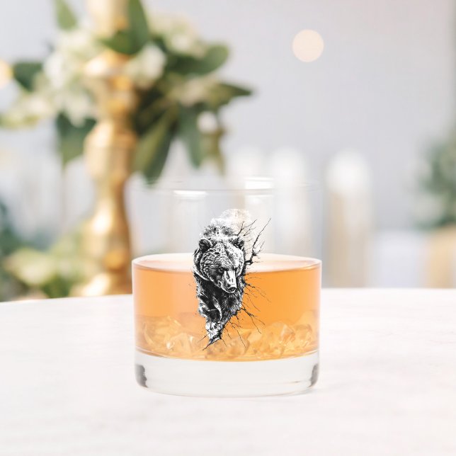 Bear Whiskey Glass (Insitu (Wedding))