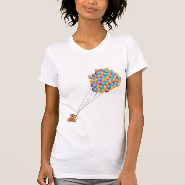 Bear with Balloons T-Shirt (Front)