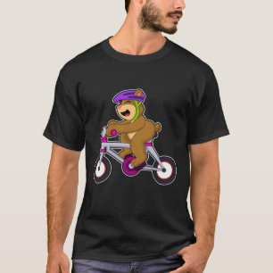 Bear with Bicycle & Helmet T-Shirt