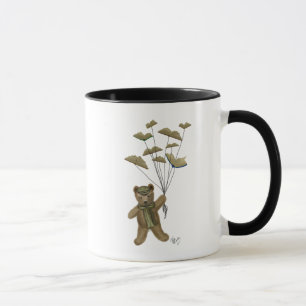 Bear with Book Butterflies Mug