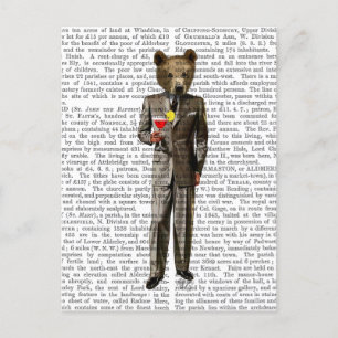 Bear with Cocktail Postcard