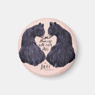 Bear with Each Other Magnet