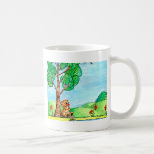 Bear with Flowers Coffee Mug