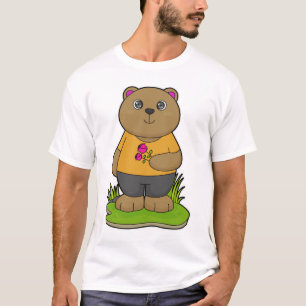Bear with Flowers T-Shirt