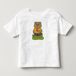 Bear with Flowers Toddler T-Shirt