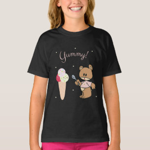 Bear with ice cream  T-Shirt