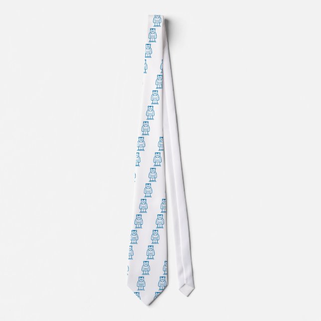 Bear with Me (Blue) Tie (Front)