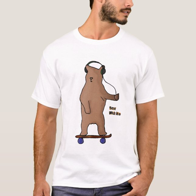 Bear with me - Board Animals T-Shirt (Front)