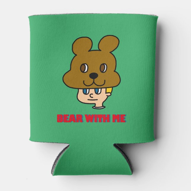 Bear with Me Can Cooler (Front)