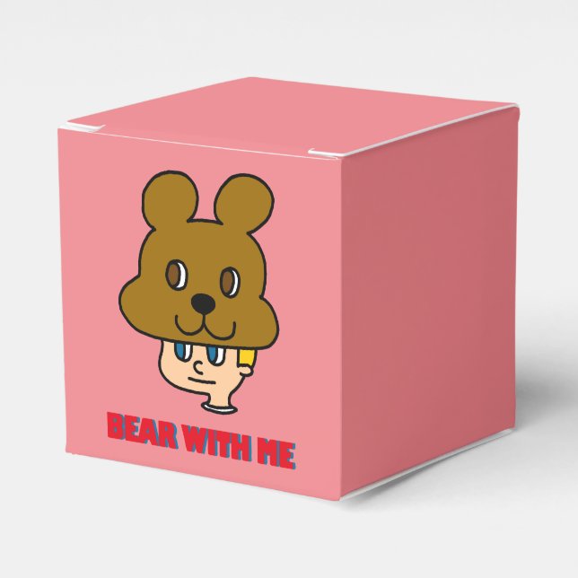 Bear with Me Favour Box (Front Side)
