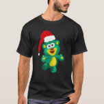 Bear With Santa Hat Christmas T-Shirt<br><div class="desc">Bear With Santa Hat Christmas</div>