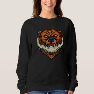 Bear with Vape Cloud Grizzly Tough Mean Woods Tee