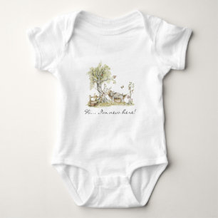 Bear   Woodland Forest Animal Storybook Baby Bodysuit