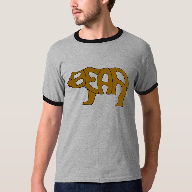Bear Word Colour T-Shirt (Front)