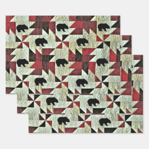 Bear Wrapping Paper Sheet