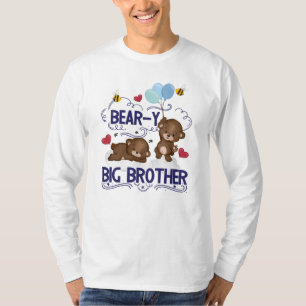 Bear-y Very Big Brother Sibling Pun T-Shirt