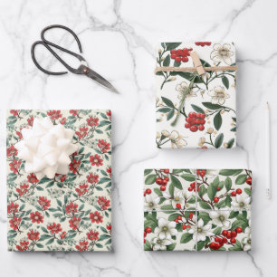 Bearberry Wrapping Paper Sheet