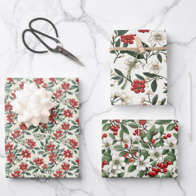 Bearberry Wrapping Paper Sheet (Front)