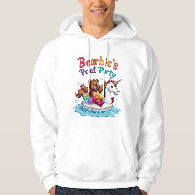 Bearbie Pool Party Hoodie (Front)