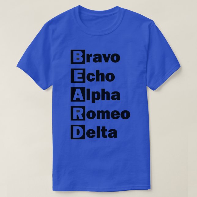 Beard6 T-Shirt (Design Front)