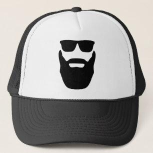 Beard and Sunglasses Trucker Hat