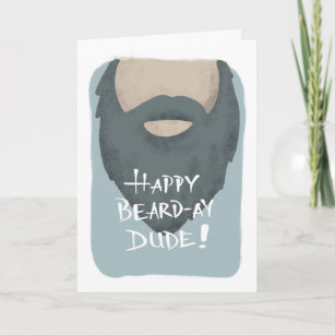 Beard-Ay Dude! Holiday Card