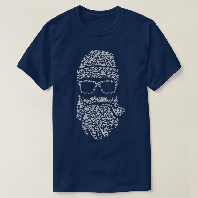 Beard beard hipster T-Shirt (Design Front)