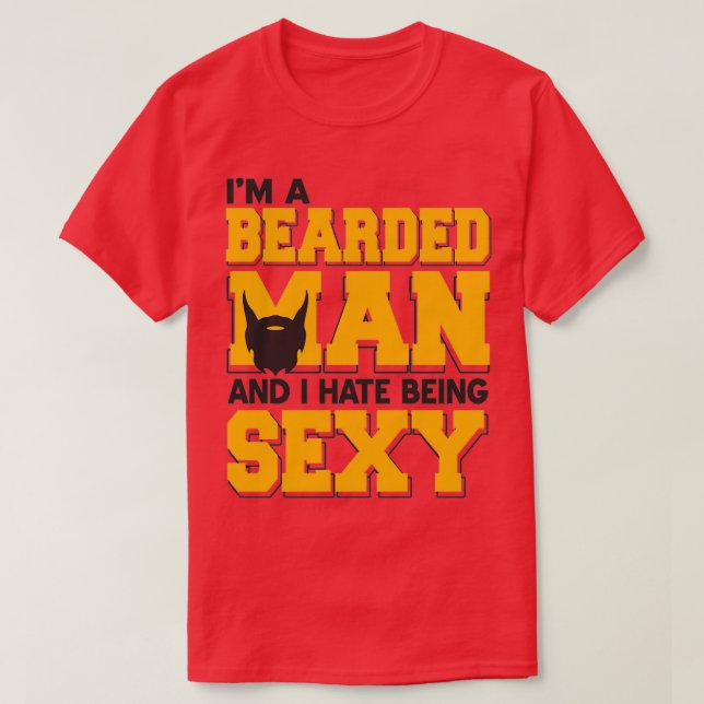 Beard bearded full beard beard beard gift 21 T-Shirt (Design Front)