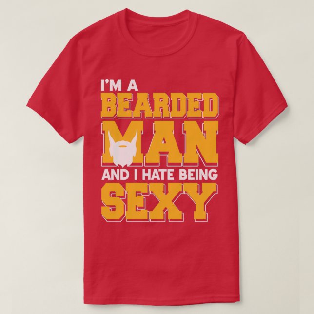 Beard bearded full beard beard beard gift 9 T-Shirt (Design Front)