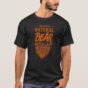 Beard Bearded Man Ginger Beard Wearing My Natural T-Shirt